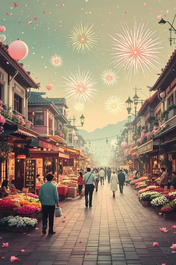 闪闪电影院《丰收节的烟火》海报，节日特辑，2023年上映